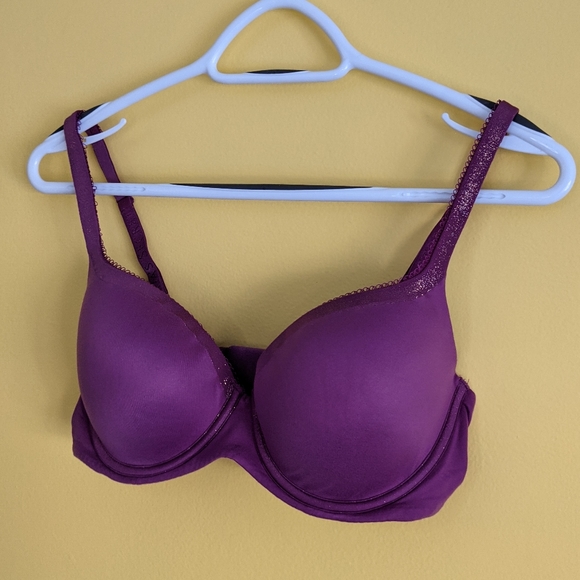 Purple Racer Victoria's Secret Bra with sparkle straps - Picture 3 of 11